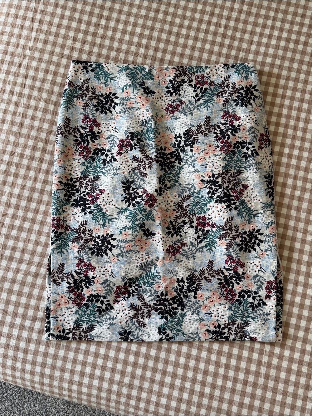 Ann Taylor Knee Length Floral Pencil Business Skirt